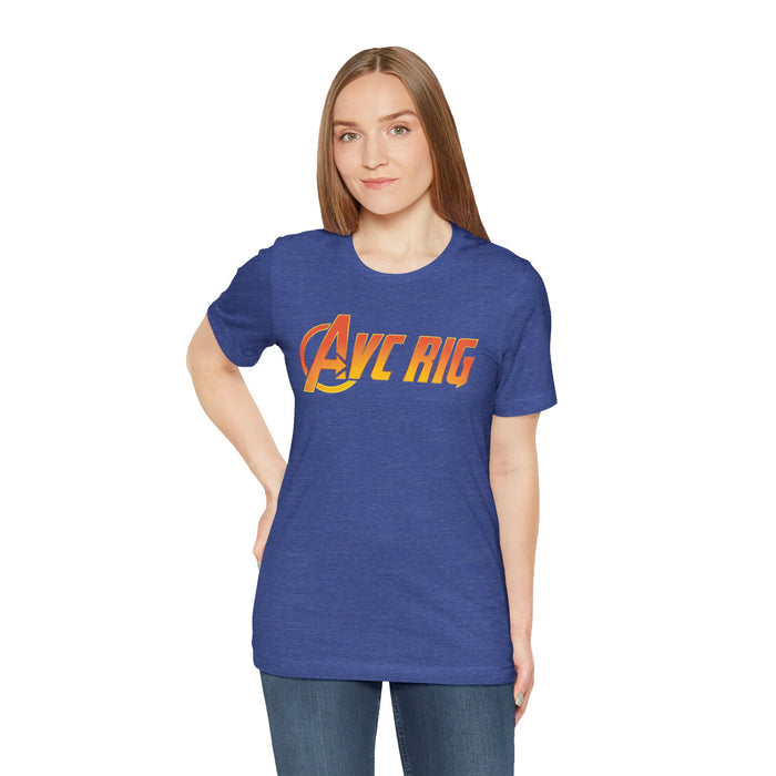 Comic Hero Unisex Jersey Tee - Super Hero Protector Team Up AVC Rig Theme