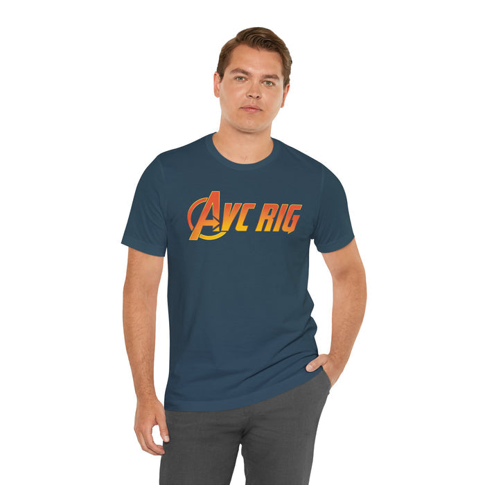 Comic Hero Unisex Jersey Tee - Super Hero Protector Team Up AVC Rig Theme
