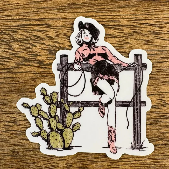 Cowgirl Sticker