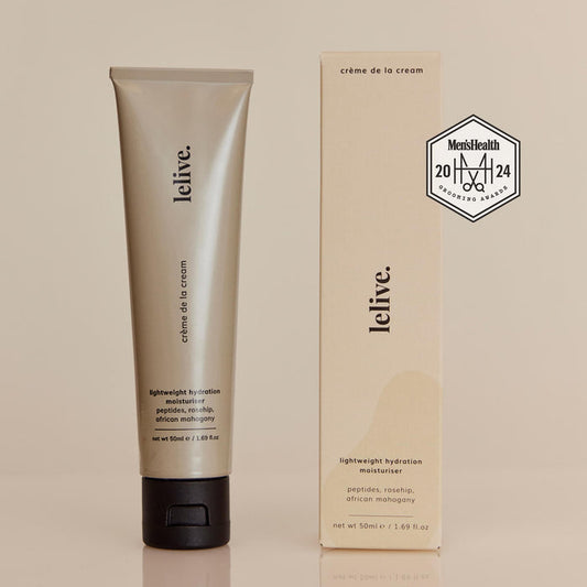 Lightweight facial moisturiser enriched with peptides for deep hydration and skin rejuvenation