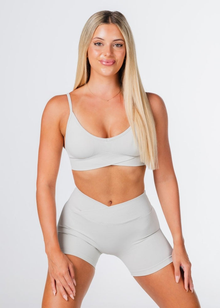 Cross Over Short - Ash Grey - Kikiva Collection