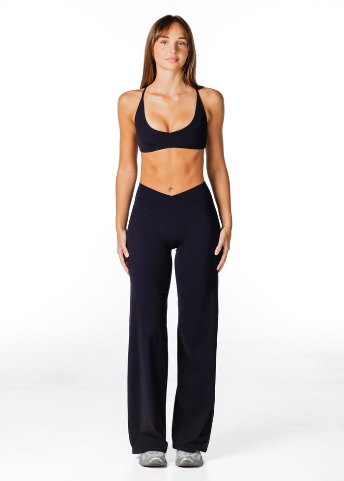 Cross Over 'Flow' Flares - Black - Kikiva Collection