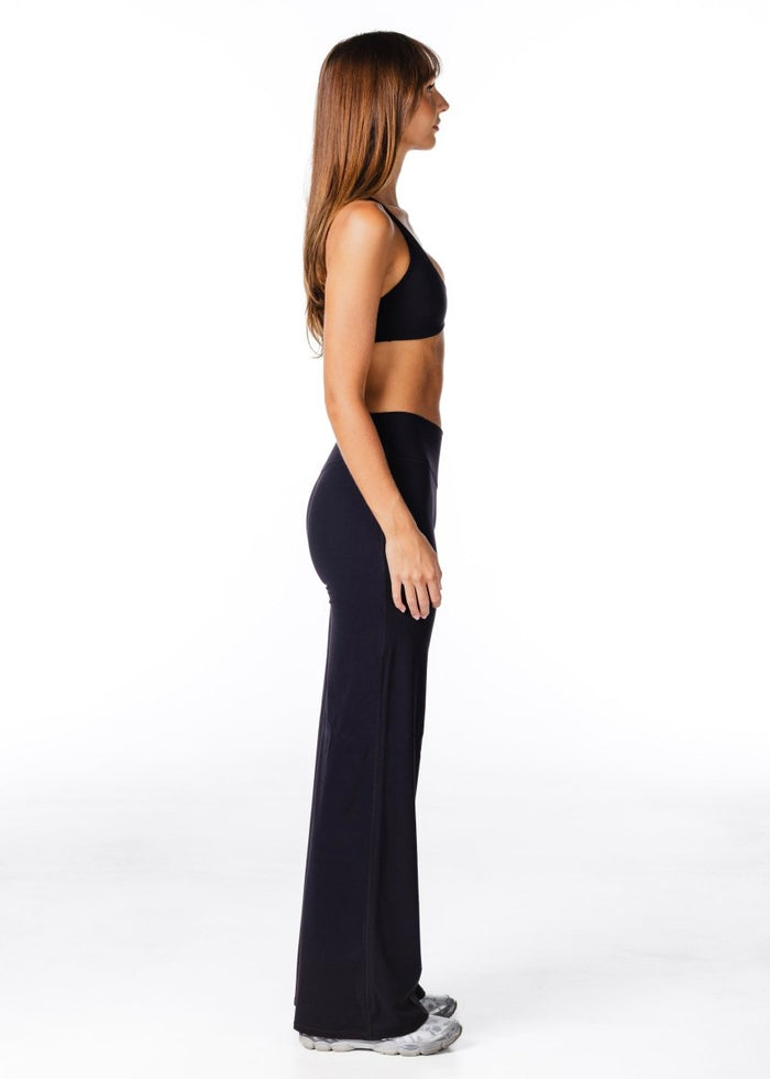 Cross Over 'Flow' Flares - Black - Kikiva Collection