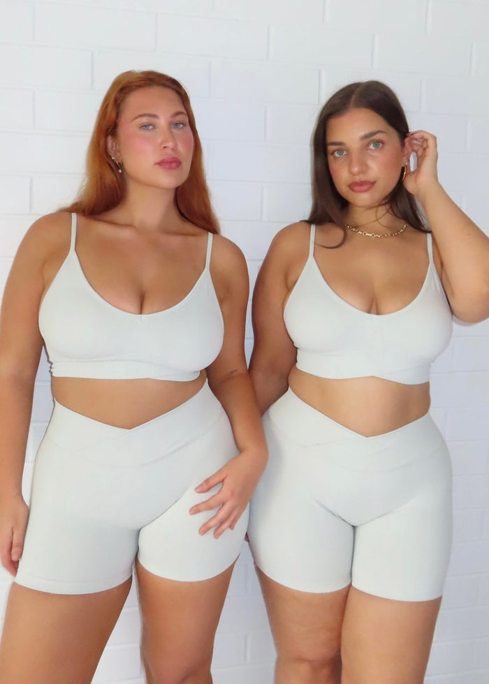 Cross Over Short - Ash Grey - Kikiva Collection