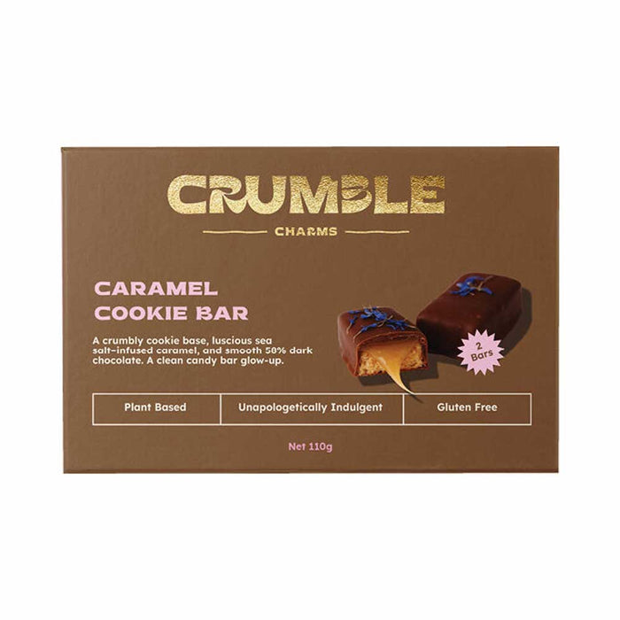Crumble Charms Caramel Cookie Bar - 2 Pack