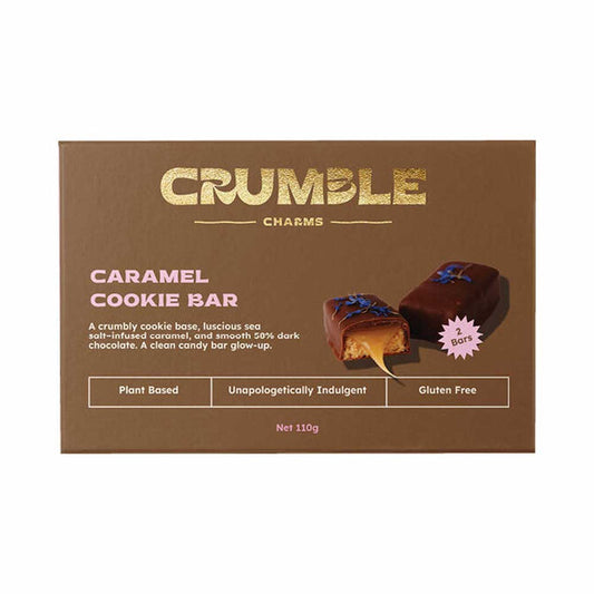 Crumble Charms Caramel Cookie Bar - 2 Pack