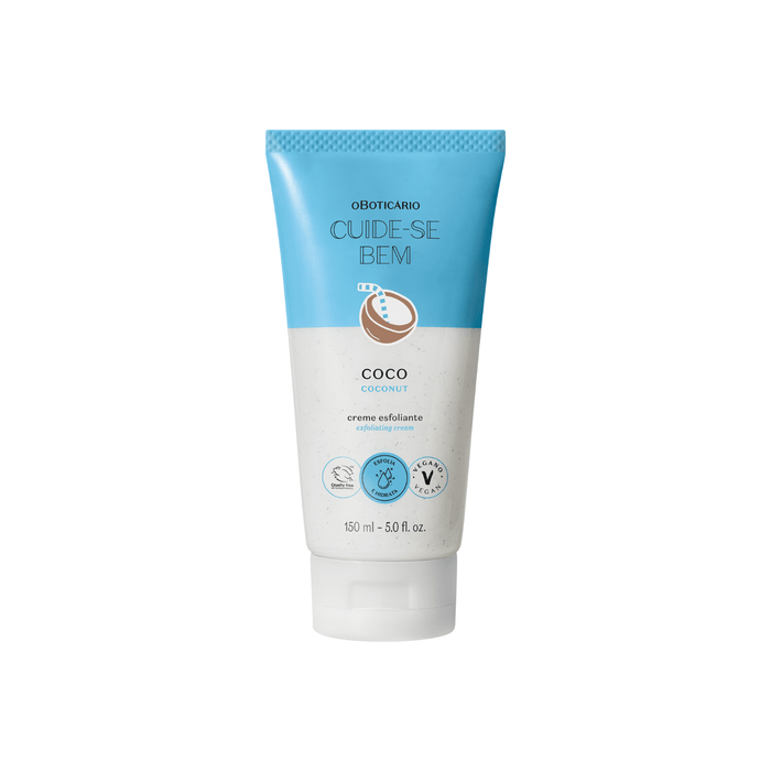 Cuide - se Bem Feira Coconut Scrub - O Boticário US - Cuide - se Bem - Bath & Body