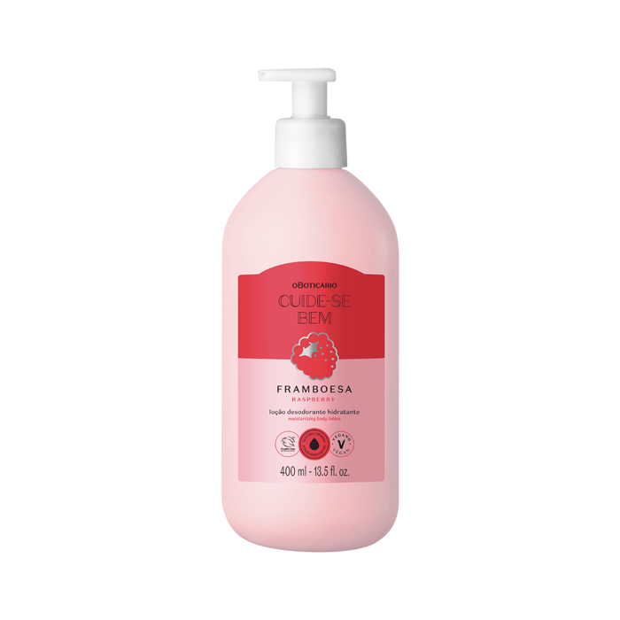 Cuide - se Bem Feira Raspberry Body Lotion - O Boticário US - Cuide - se Bem - Bath & Body
