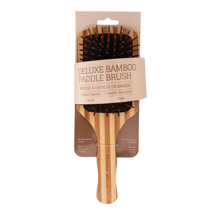 Deluxe Bamboo Paddle Brush