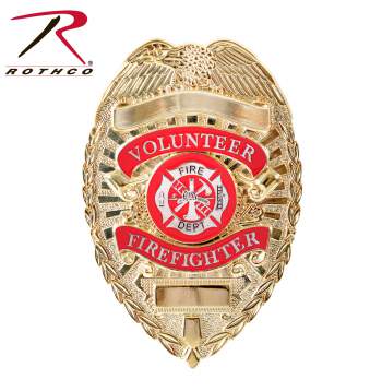 Deluxe Fire Department Badge