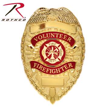 Deluxe Fire Department Badge
