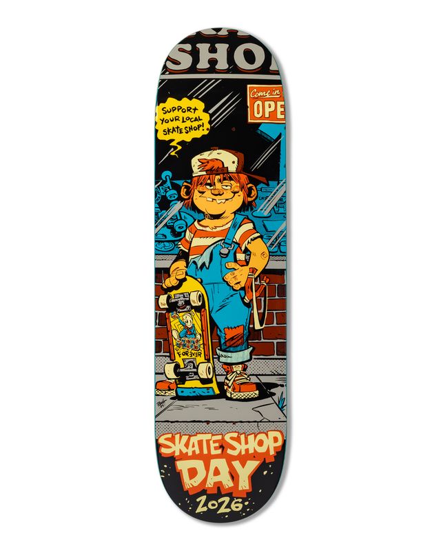 DELUXE Skate Shop Day 2026 Shop Keepers 8.5 Skateboard Deck