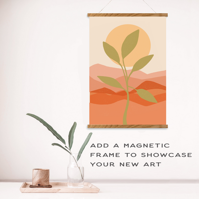 Desert Sunset Meditative Art Paint by Number Kit | Breathe People