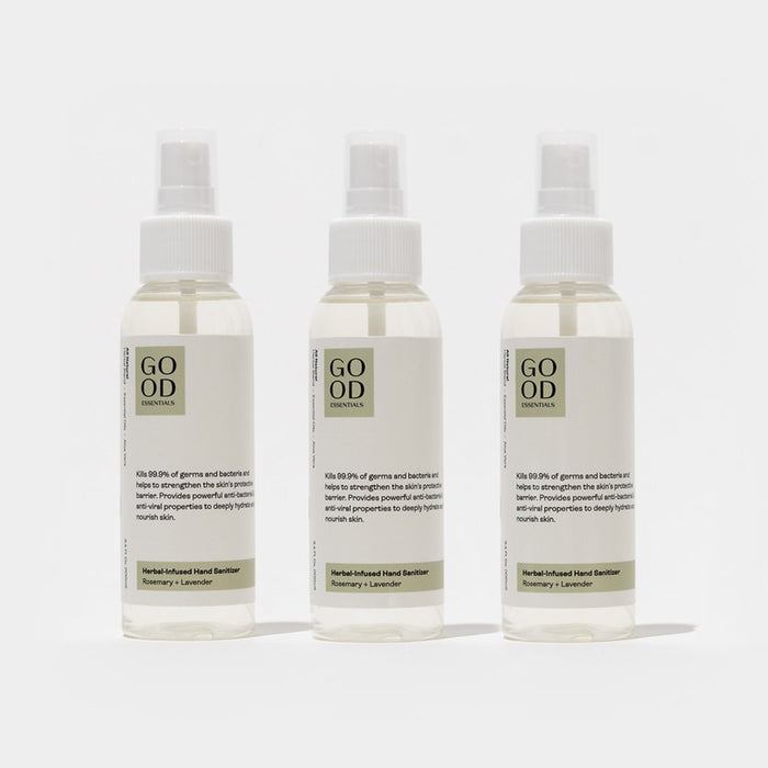 DISCONTINUED -Herbal Infused Hand Sanitizer - Rosemary + Lavender | Good Essentials
