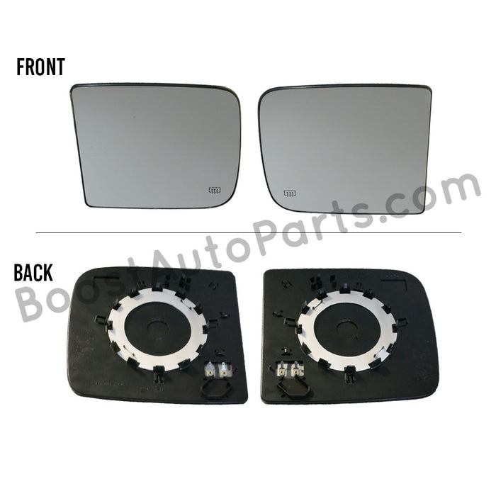Dodge Ram Tow Mirror Upper Glass - 4th & 5th Gen Style Mirrors
