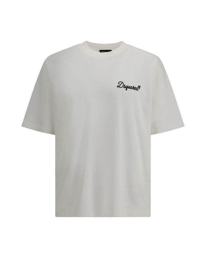 Dsquared² White Cotton T-Shirt