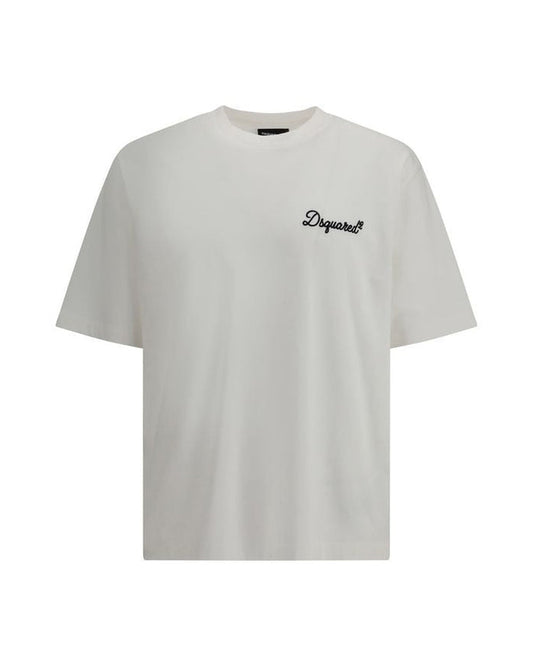 Dsquared² White Cotton T-Shirt