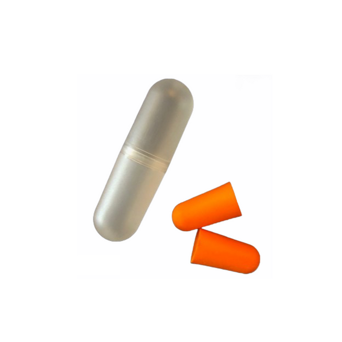 Earplugs with snap case - 12 Pack