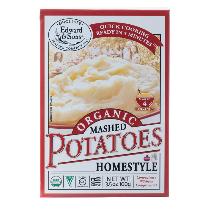 Edward & Sons Organic Home Style Mashed Potatoes 100g