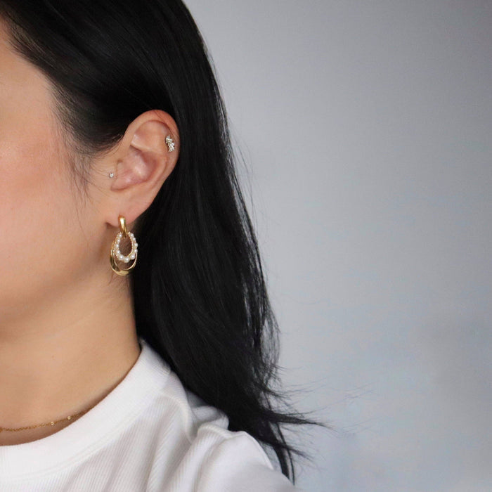 Estelle Pearl Earrings | Lightweight Earrings