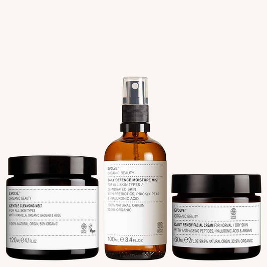 Evolve Organic Beauty Daily Skin Essentials Tuotesetti