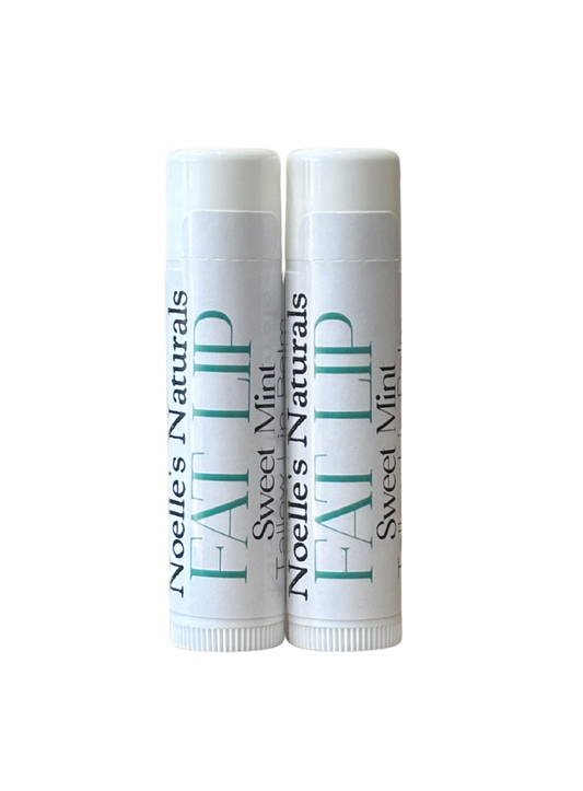 Fat Lip Organic Lip Balm Duo [Sweet Mint]