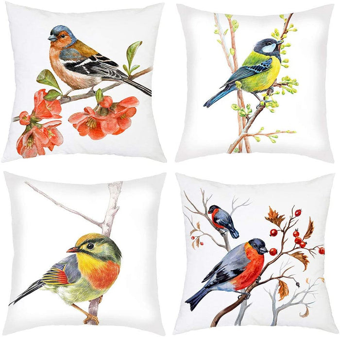 Feathered Friends Cushion Covers