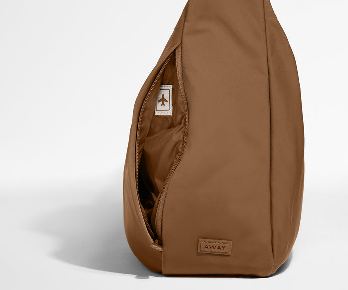 Featherlight Crossbody in Amaro Brown
