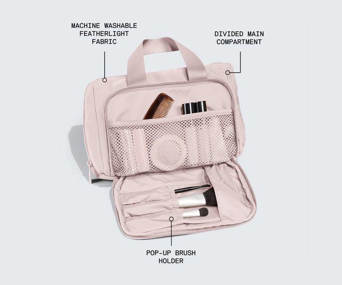 Featherlight Daily Cosmetic Case in Blush Pink