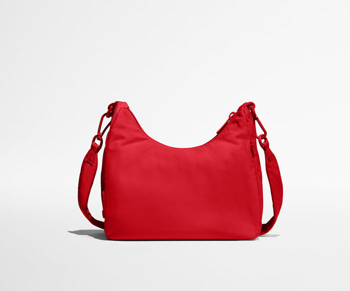 Featherlight Duo Crossbody in Cherry Red