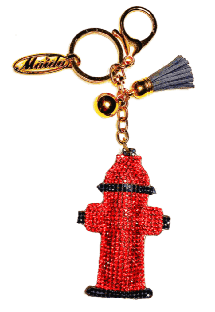 FIRE HYDRANT RHINESTONE KEY CHAIN EXCLUSIVE - Taryn x Philip Boutique