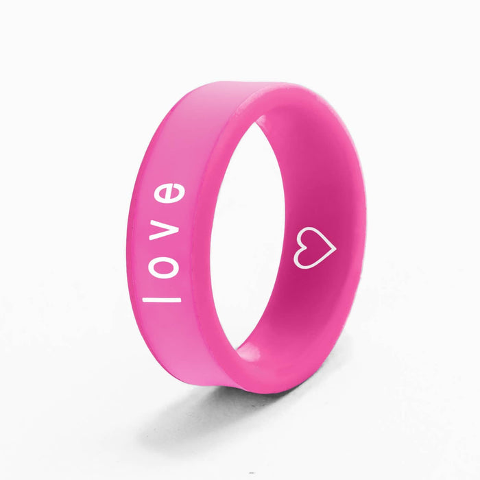 flip reversible heart and love ring