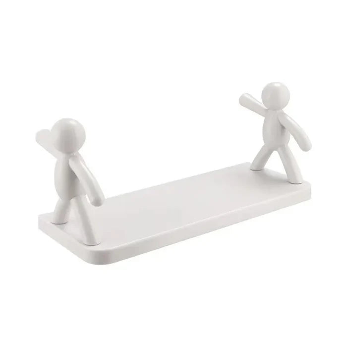 Floating Adhesive Bathroom Shelf