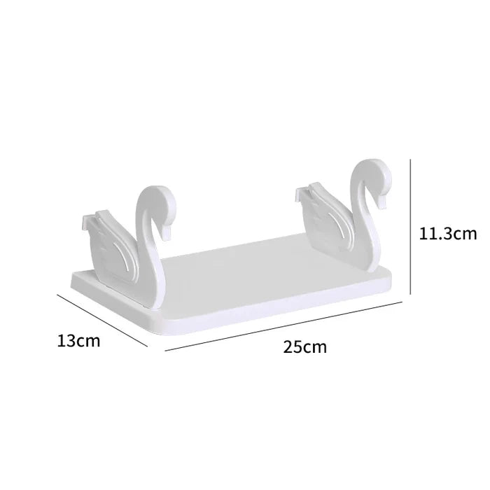 Floating Adhesive Bathroom Shelf