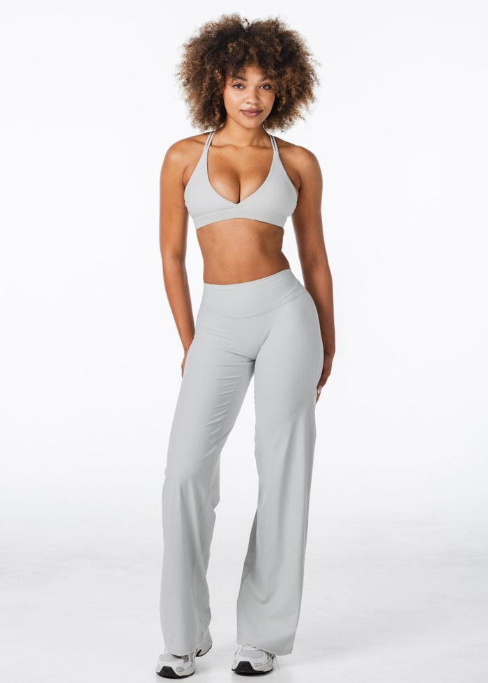 'Flow' Flares - Light Grey - Kikiva Collection