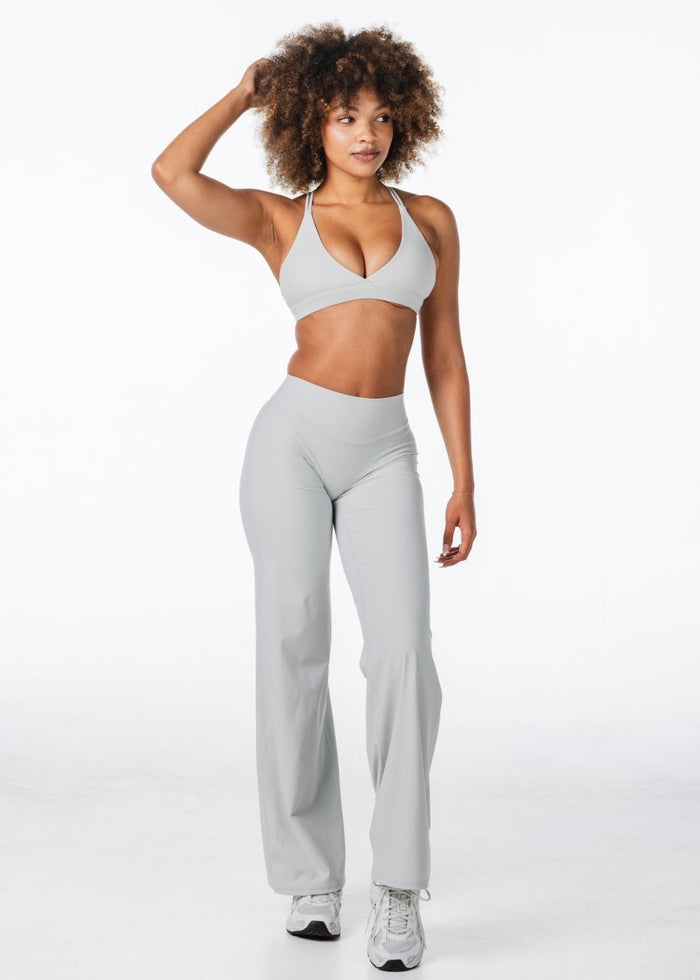 'Flow' Flares - Light Grey - Kikiva Collection