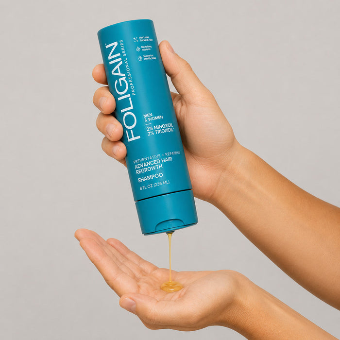 FOLIGAIN® Advanced Hair Regrowth Hair Shampoo with 2% Minoxidil and 2% TRIOXIDIL® - FOLIGAIN