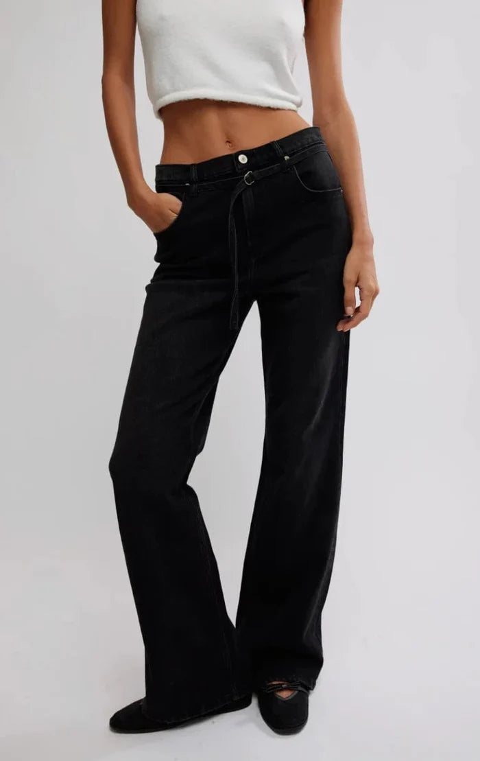 Free People A-line slim jeans