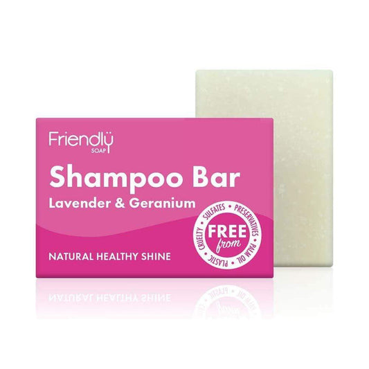 Friendly Soap - Lavender & Geranium Shampoo Bar &Keep