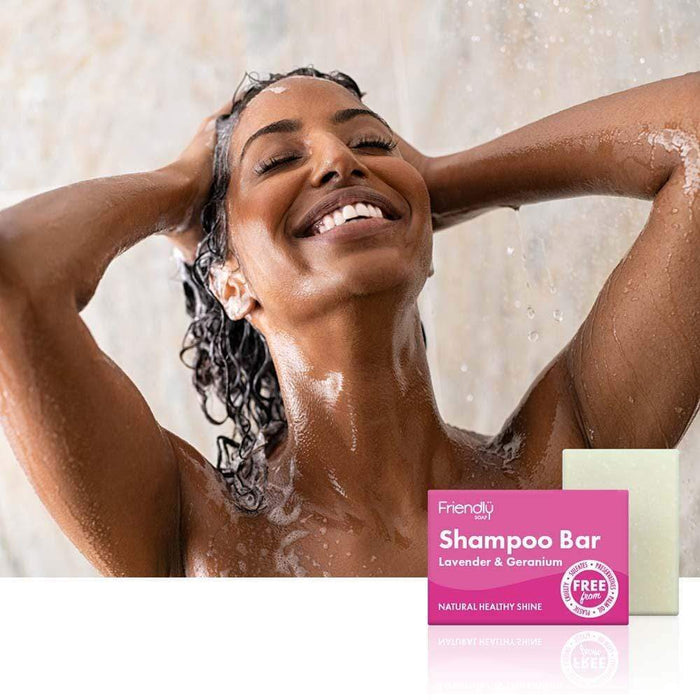 Friendly Soap - Lavender & Geranium Shampoo Bar &Keep