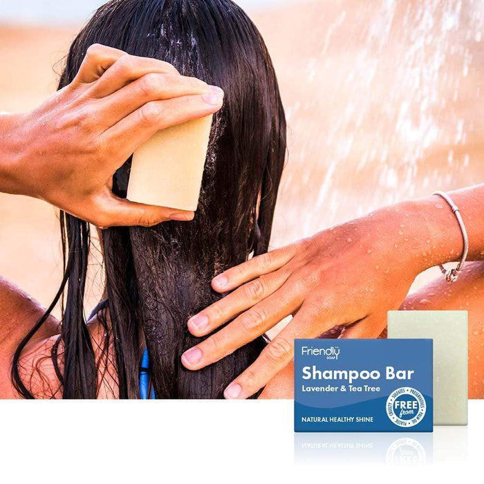 Friendly Soap - Lavender & Tea Tree Shampoo Bar &Keep