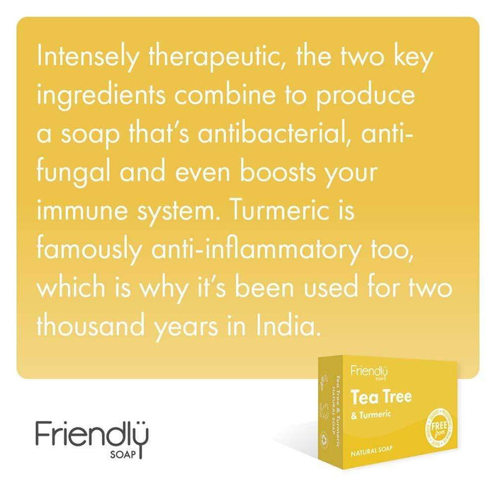 Friendly Soap - Tea Tree & Turmeric &Keep