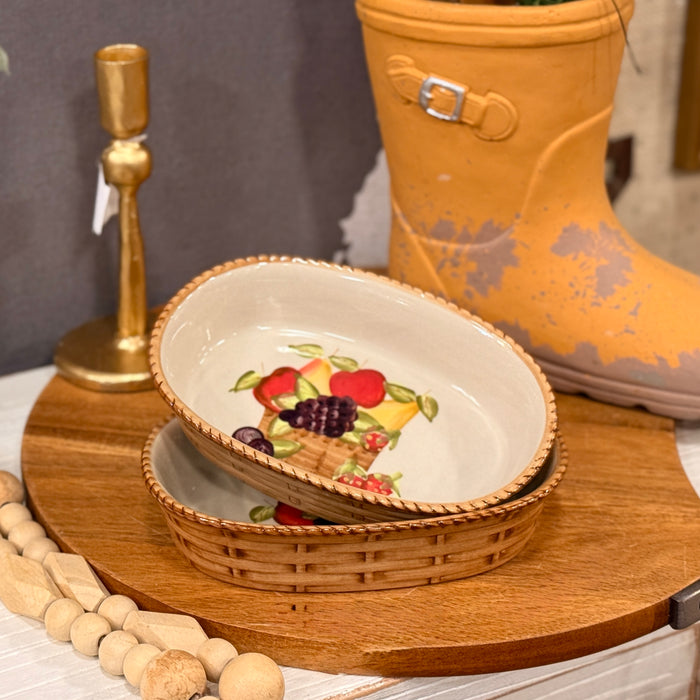 Fruit Basket Baking Dish Set