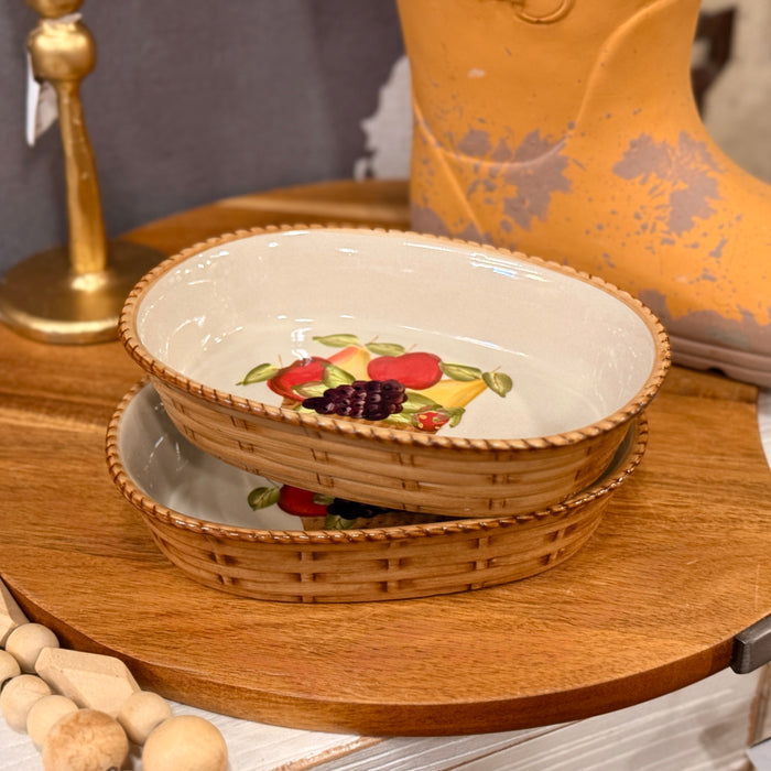 Fruit Basket Baking Dish Set