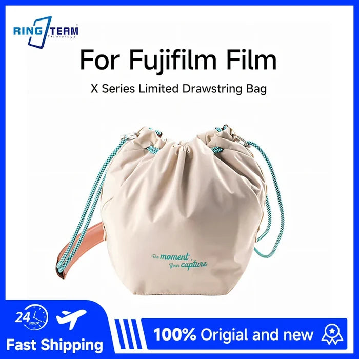 Fujifilm Camera Bag Pouch for X-T5 X-T4 X-H2 X-S20, Premium Drawstring Mirrorless Camera Case with Magnetic Pocket & Anti-Collision Protection