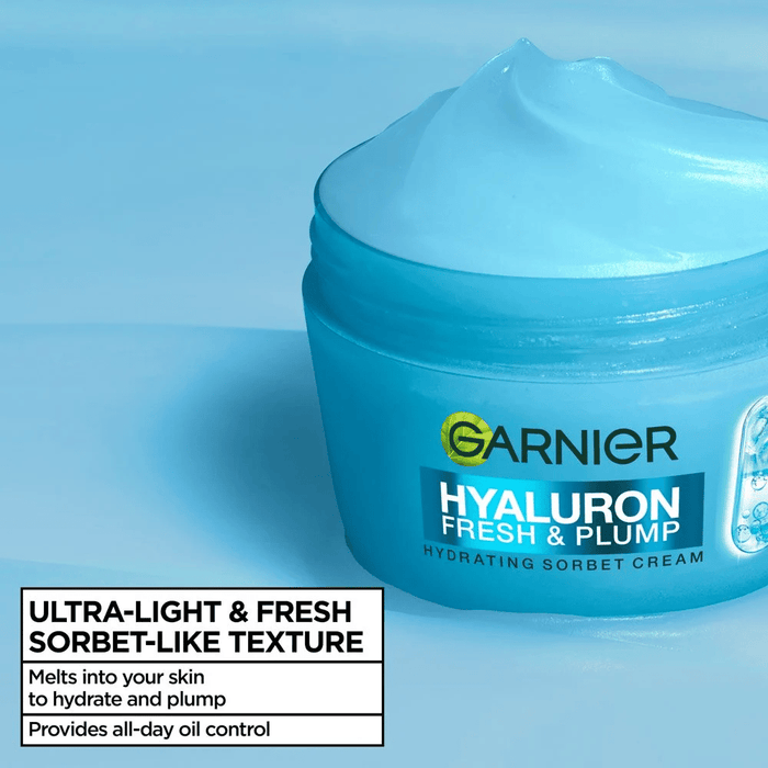 Garnier Hyaluron Fresh & Plump Hydrating Sorbet Cream 85ml