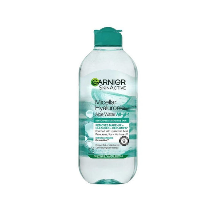 Garnier Micellar - Hyaluronic Aloe Water For Dehydrated Skin 400ml.