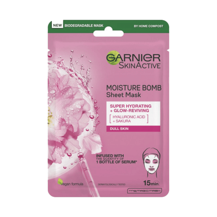 Garnier Moisture Bomb Sakura Hydrating Tissue Mask