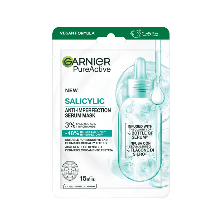 Garnier Salicylic Anti-Imperfection Serum Face Mask