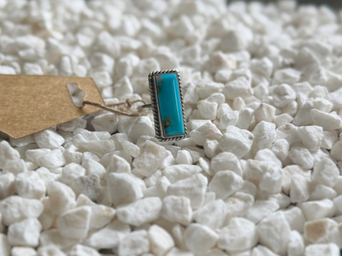 Genuine Navajo Adjustable Kingman Ring